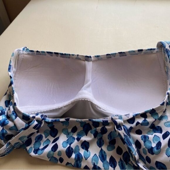 Nip Tuck Petal Plunge Joanne One Piece Swimsuit US 6 Sweetheart Neck Ruched Side - Picture 10 of 16